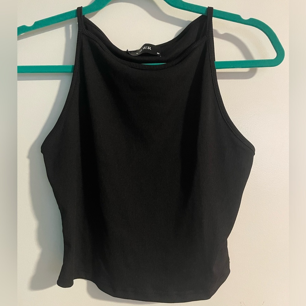 Black Cropped Shirt